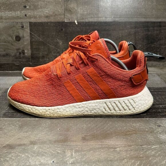 Adidas Men’s Size 11.5 NMD R2 Sneakers Future Harvest Orange Athletic Shoes main image 7
